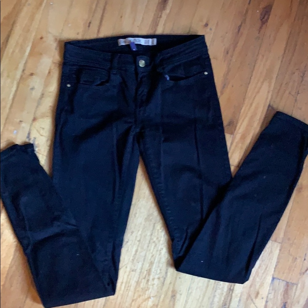 Zara black skinny jeans